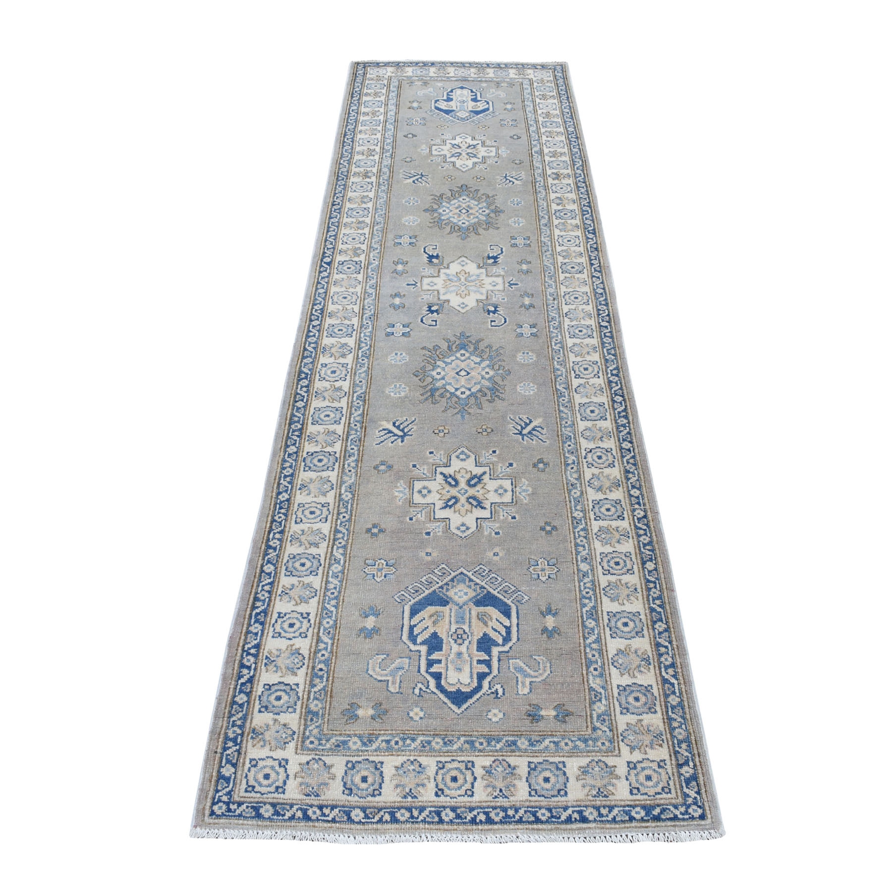 Traditional Wool Hand-Knotted Area Rug 2'8